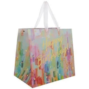 Happy Birthday Watercolor Gift Bag