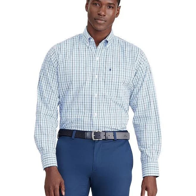 Men's Izod Classic Plaid Button-Down Shirt