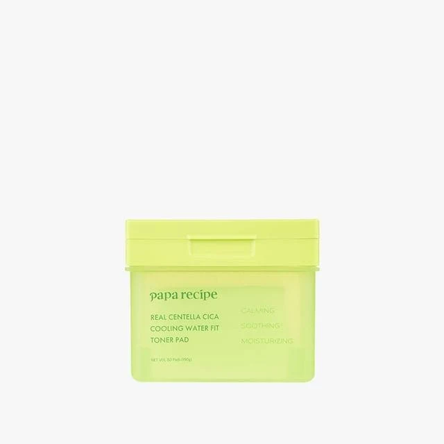 Papa Recipe Real Centella Cica Cooling Water Fit Toner Pad