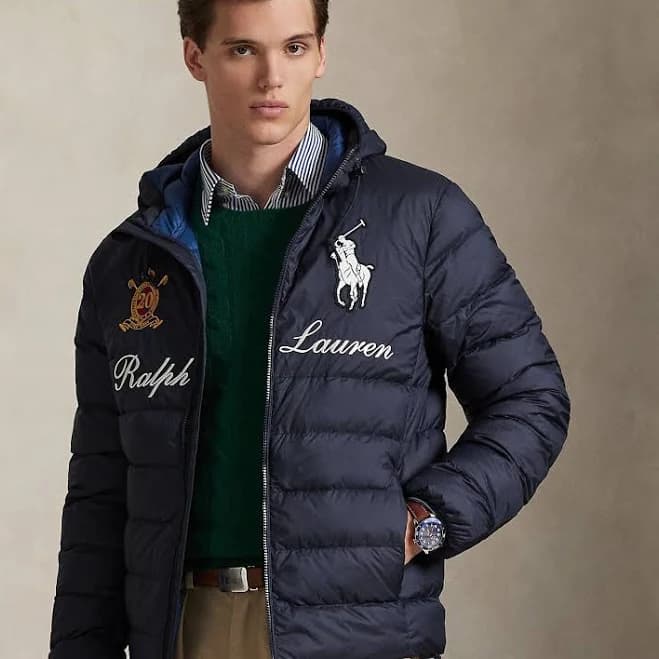 Ralph Lauren Men's Colden Big Pony 20th Anniversary Embroidered Jacket