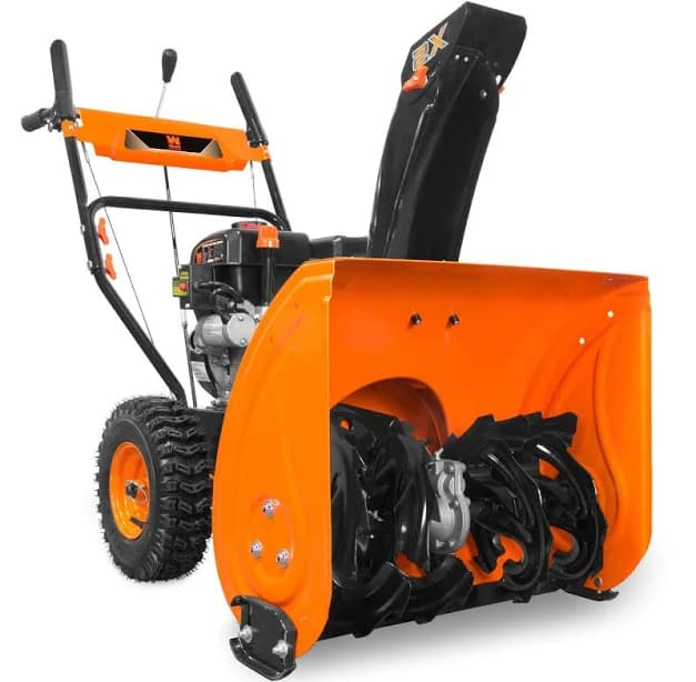 WEN SB24 24-Inch 212cc Two-Stage Self-Propelled Gas Snow Blower with Electric Start