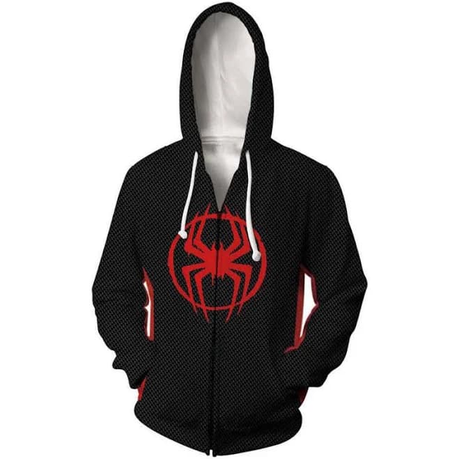 Spider-man Across The Spider-verse Miles Morales Cosplay Hoodie
