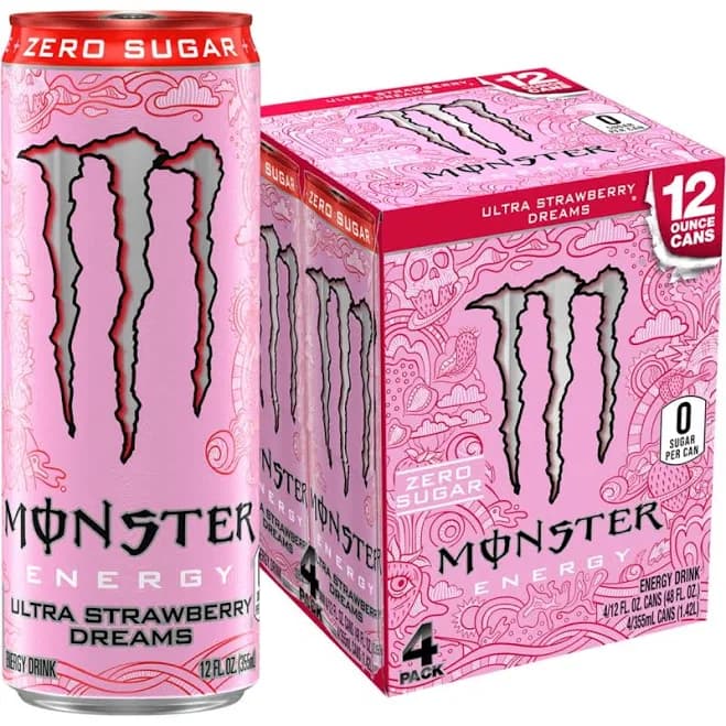 Monster Energy Ultra Strawberry Dreams Drink