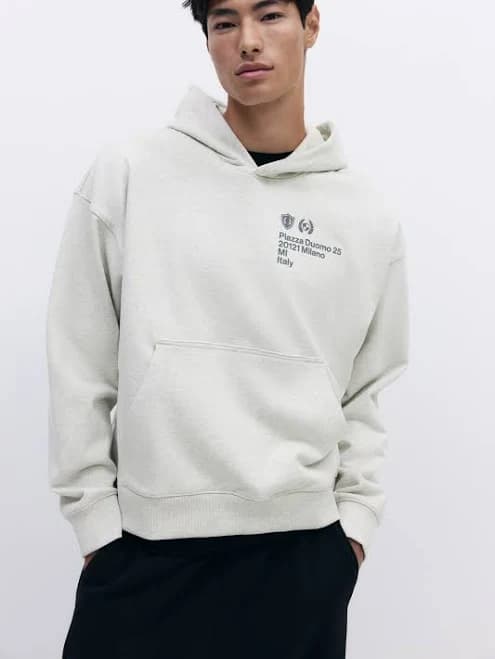 H&M Men's Oversized Boxy Hoodie