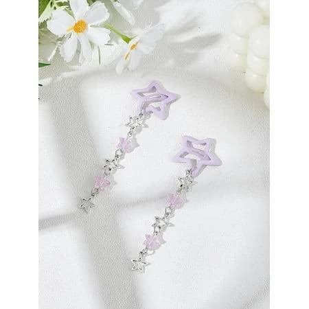 Star Tassel Hair Clips