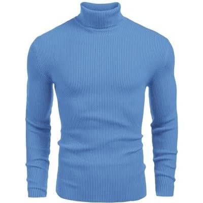 COOFANDY Men's Ribbed Slim Fit Turtleneck Sweater
