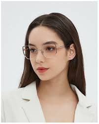 Jolafull JF1808 Men's Eyewear Frames Square Prescription Eyeglass Frames Women 50 mm at Amazon Women's Clothing store