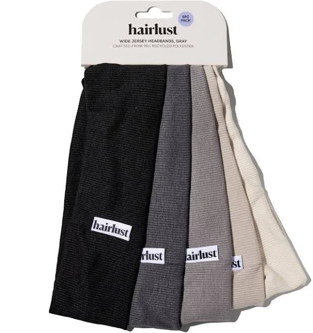Hairlust Wide Jersey Headbands (5-Pack)