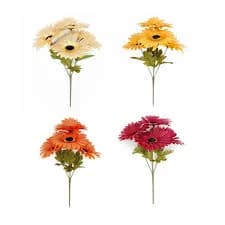 Floral Gardens Fall Burlap Gerber Daisy