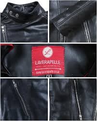 Laverapelle Men's Genuine Cowhide Leather Jacket (Black, Custom, Polyester Lining) - 1501544 at Amazon Men's Clothing store