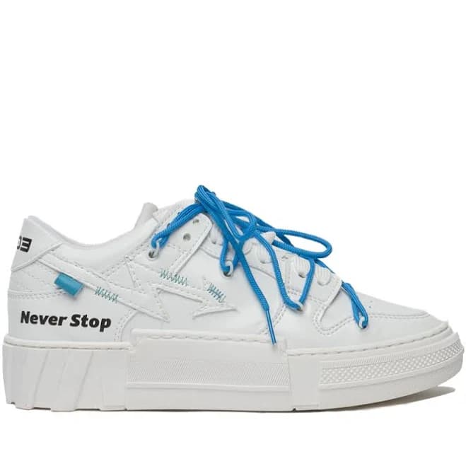 Strong Blue Logic Italian Sneakers