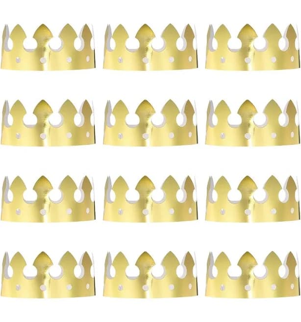 Unique Bargains 12pcs Birthday Crowns
