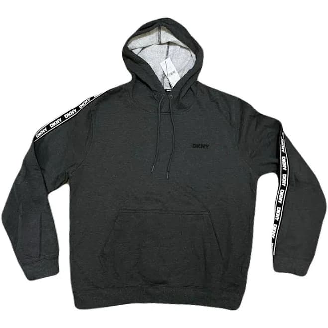 Dkny Sweaters | Dkny Men’s Hoodie Dark Gray Size Large Brand New | Color: Gray | Size: L | Chrismarketplac's Closet