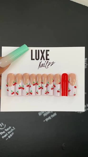 Cherry Pop Custom Size / Long Almond