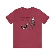 NEVER STOP PLAYING / Ball is Life / Cute Spooky Dog Shirt / Dog Playing Fetch / Throwing Arm / Day of the Dead Halloween Dog/ Unisex Tee - Etsy Australia
