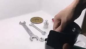 M10 M14 Angle Grinder Adapter Grooving Machine Adapter Conversion Kit Flange Metal Lock Nuts Slotting 125 150 Type