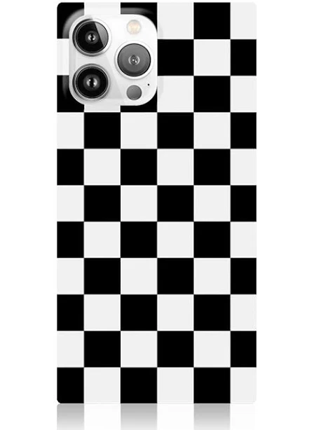 Flaunt Square Checkered iPhone Case