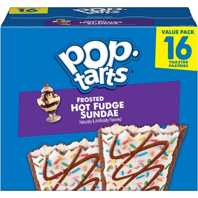 Pop Tarts Frosted Hot Fudge Sundae