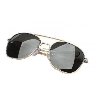 Pilot Aviator Sunglasses with Mirror Lenses