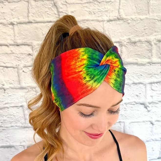 Soft Knit Tie Dye Headband