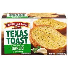 Pepperidge Farm Garlic Texas Toast - 8 ct Frozen