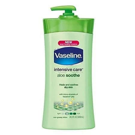 Vaseline Intensive Care Aloe Soothe Lotion 20.3 Oz (Pack of 2)