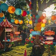 30 Pieces Circus Carnival Party Decoration Directional Signs Decor Theme | eBay