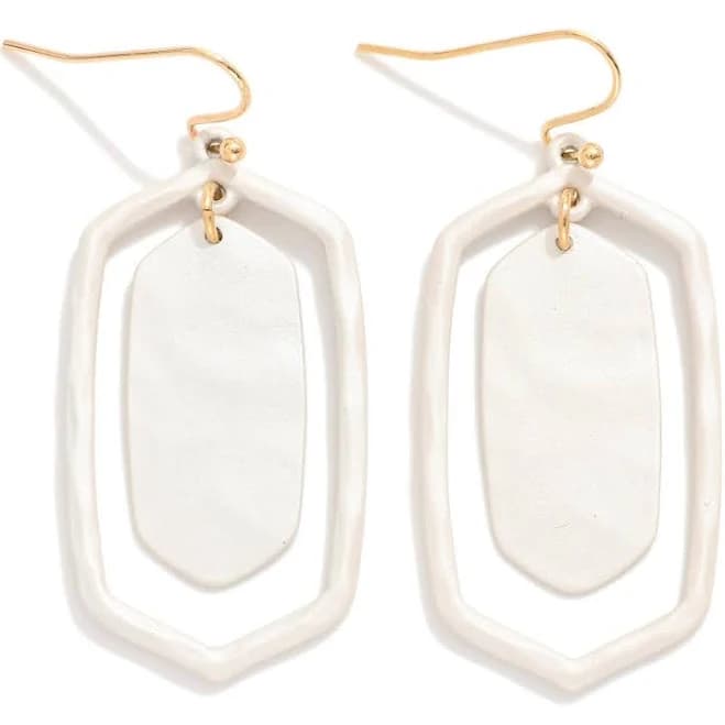 Geometric Layered Earrings
