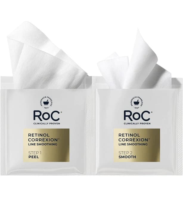 Roc Retinol Correxion Line Smoothing 2-Step Peel Pads