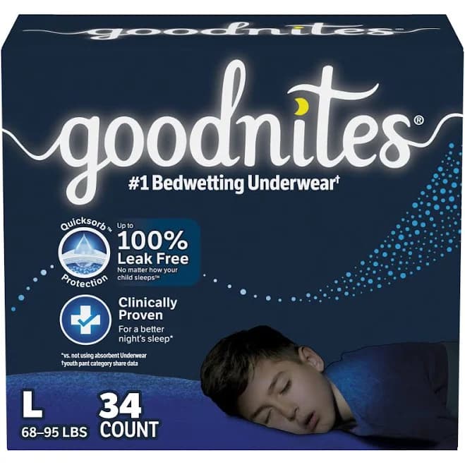 Goodnites Boys Nighttime Underwear