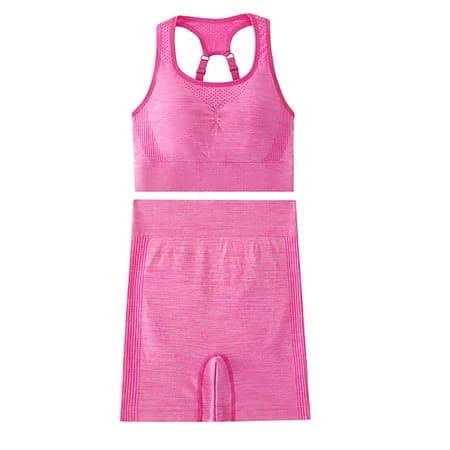 Women's Seamless Slim Fitted Ribbed Knit Workout Sets