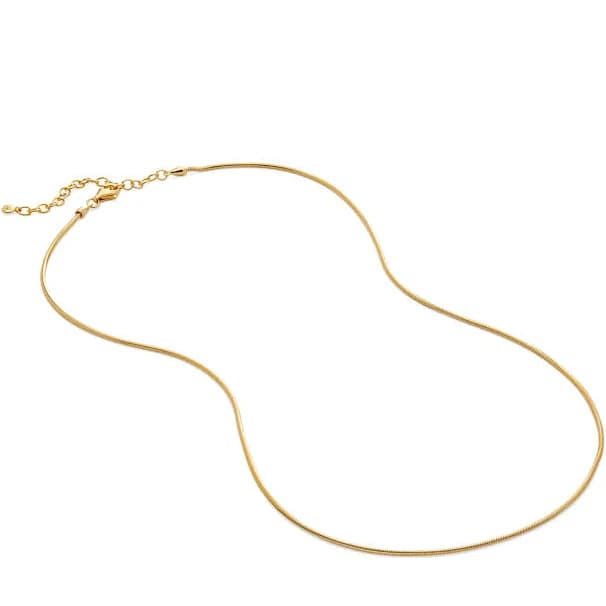 Monica Vinader Women's Gold Snake Chain Necklace