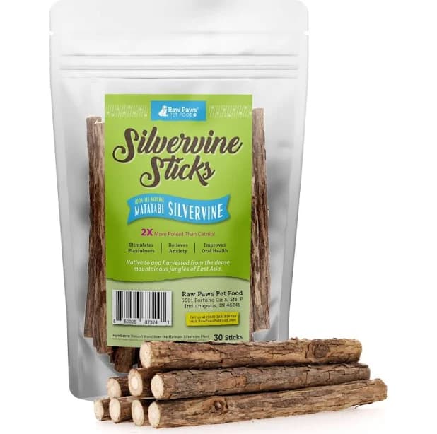 Raw Paws Silvervine Sticks for Cats