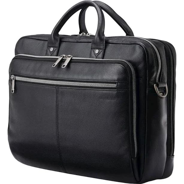 Samsonite Classic Leather Toploader Briefcase