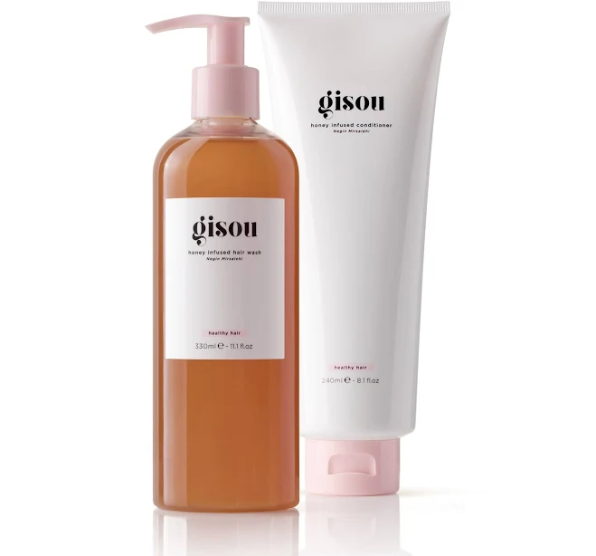 Gisou Wash & Go Combo Honey Infused Hair Wash & Conditioner