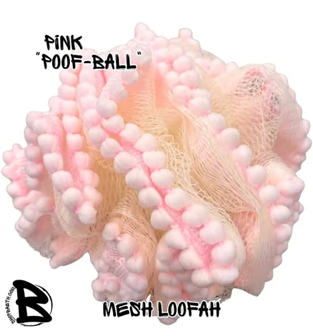 Mesh Loofah Black & White