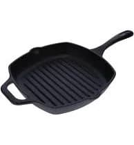 Victoria Cast Iron Square Grill Pan