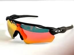 Oakley Radar EV Patn Sunglasses Black Frame Orange Prizm Lenses OO9208