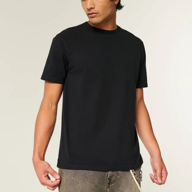 Hollister Men's Classic Fit Crew T-Shirt