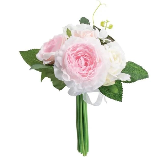 Pink Rose & Hydrangea Floral Bouquet