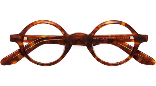 Narrow Retro-Vintage Acetate Round Glasses