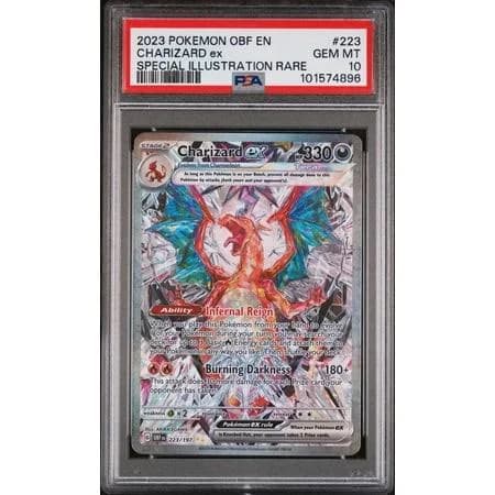 2023 Pokemon Scarlet and Violet Obsidian Flames Special Illustration Rare Charizard Ex #223 PSA 10, Other