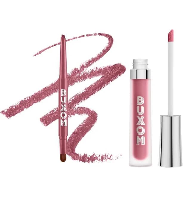 Buxom Full-On Plumping Lip Cream and Power Line Liner