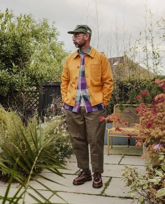 Cumin Cotton Canvas Workwear Jacket