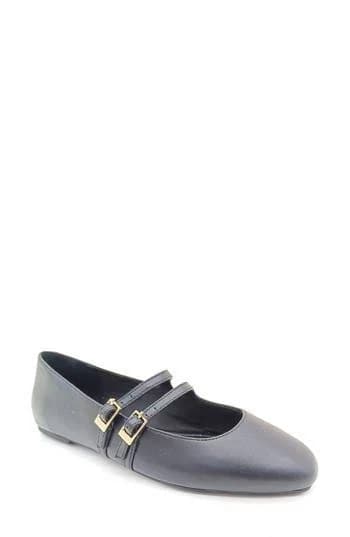 Kenneth Cole Women's Mackenzie Leather Mary Jane Flats