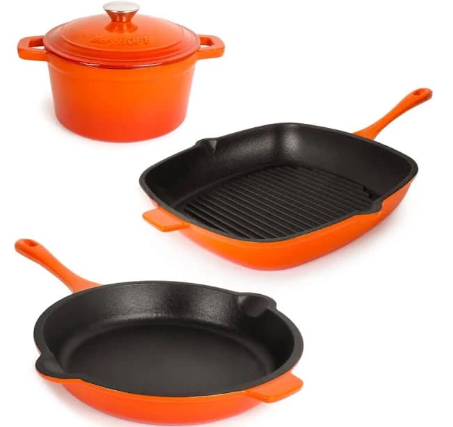BergHOFF Neo 4-Piece Cast Iron Cookware Set
