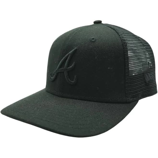 New Era Atlanta Braves Matte Metal Trucker Cap