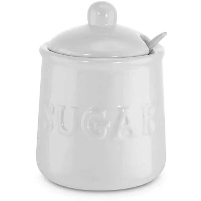 kovot 16 oz Ceramic Sugar Jar and Spoon Set