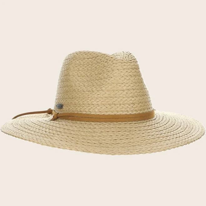 Panama Jack Women's Safari Paper Braid Straw Sun Hat