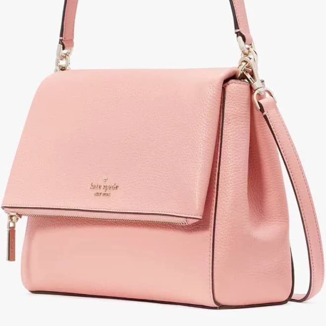 Kate Spade New York Leila Medium Pebbled Leather Flap Shoulder Bag